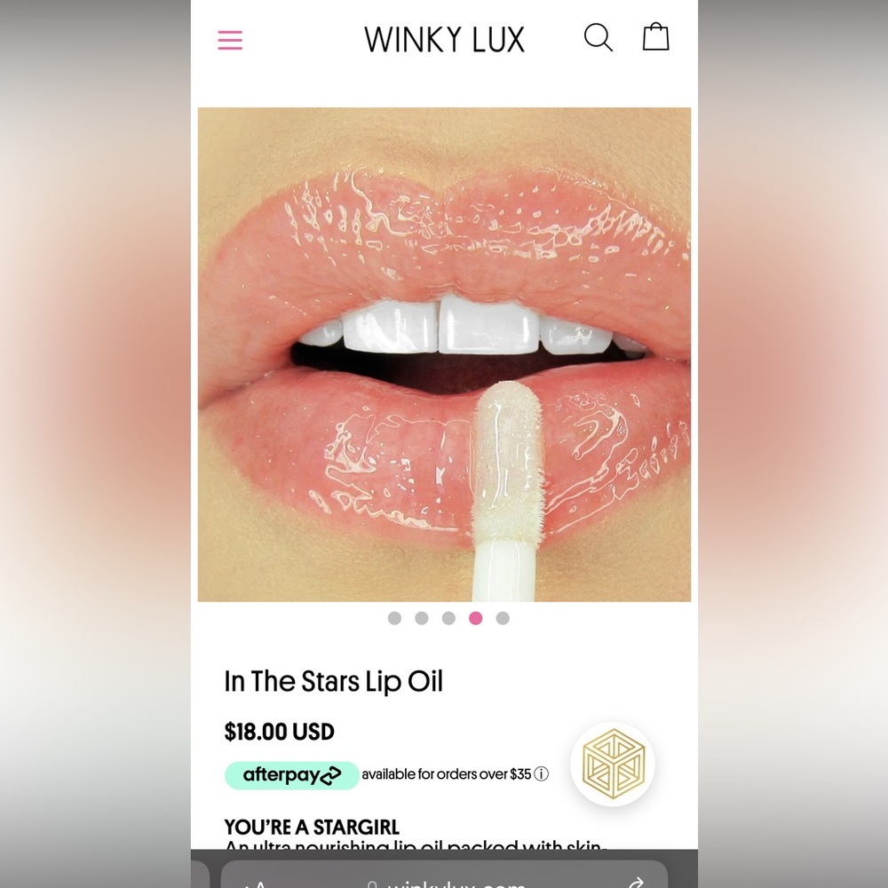 Winky Lux In the Stars Lip Oil - Picture 2 of 3